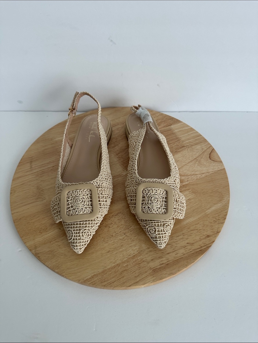 Nicole Miller Malky Sling Back Womens Pointed Closed Toe Slip-On Shoe
